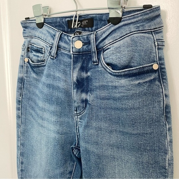 Judy Blue Relaxed Fit Blue High Waist Jeans in Sz 1/25 - Picture 5 of 9